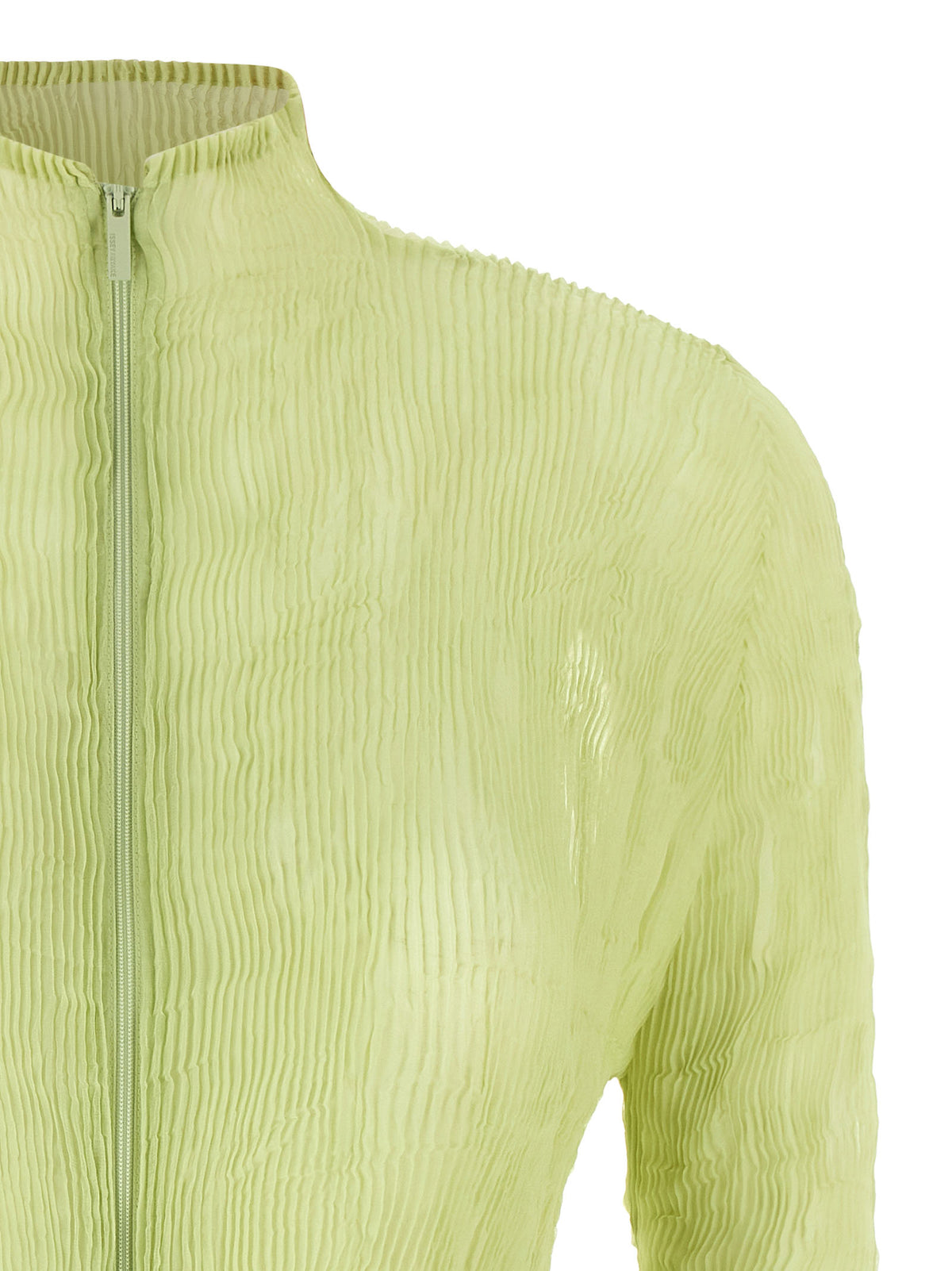 Bicolor Polyester Cardigan