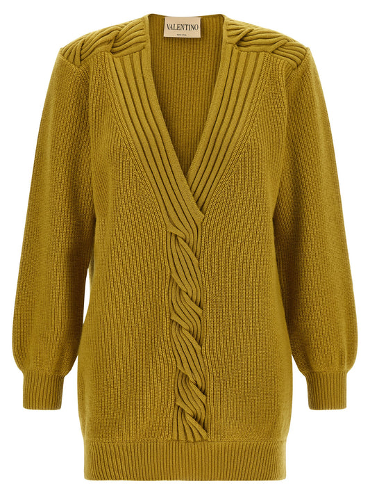 Multicolor Virgin Wool Cardigan