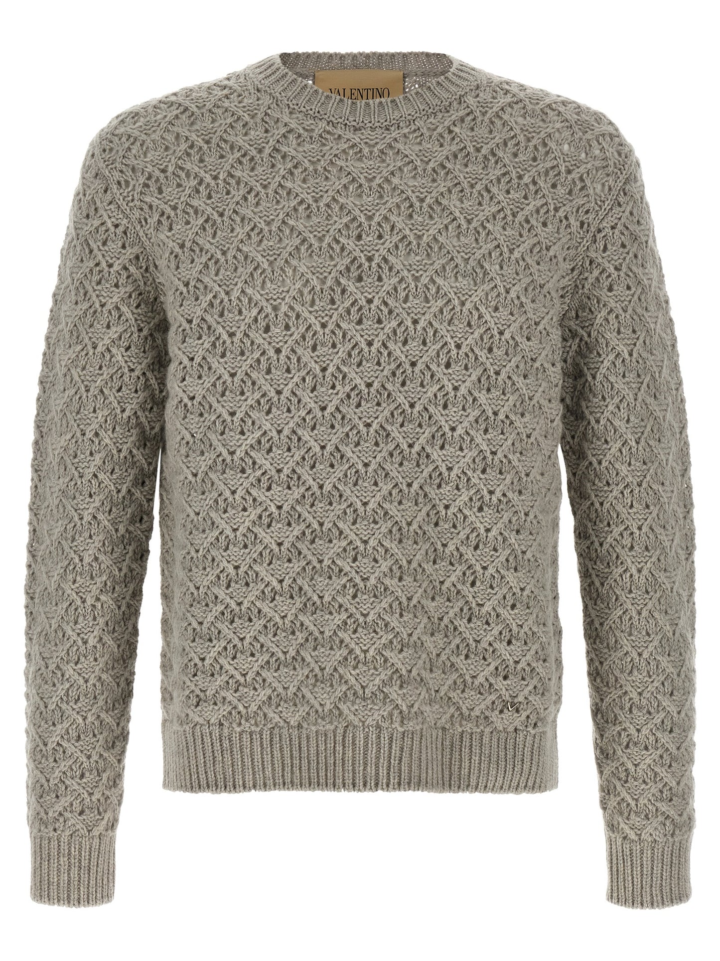 Gray Virgin Wool Cardigan