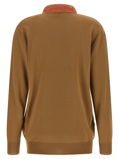 Brown Cashmere Cardigan