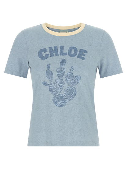 Blue Cotton T-Shirt
