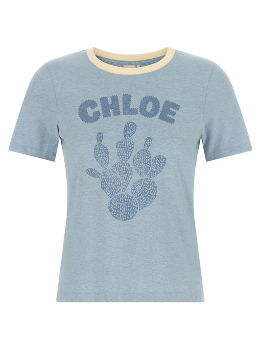 Blue Cotton T-Shirt