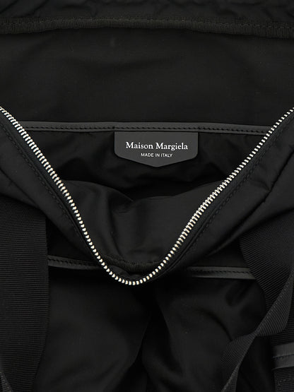 Black Polyamide Tote Bag