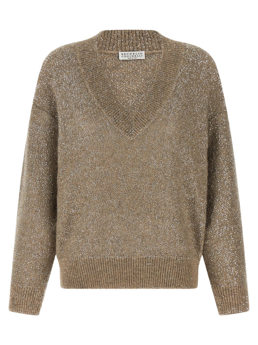 Beige Polyamide Cardigan