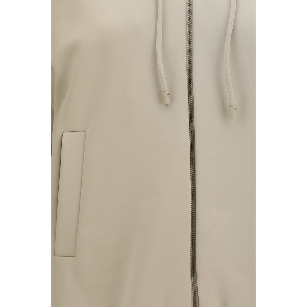 Beige Polyamide Sweatshirt
