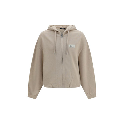 Beige Cotton Sweatshirt