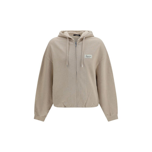 Beige Cotton Sweatshirt