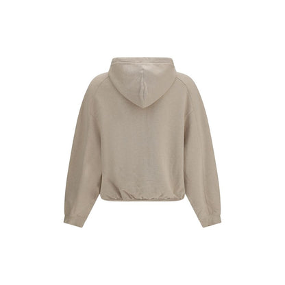 Beige Cotton Sweatshirt