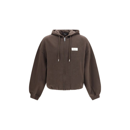 Brown Cotton Sweatshirt