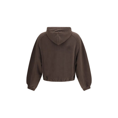 Brown Cotton Sweatshirt