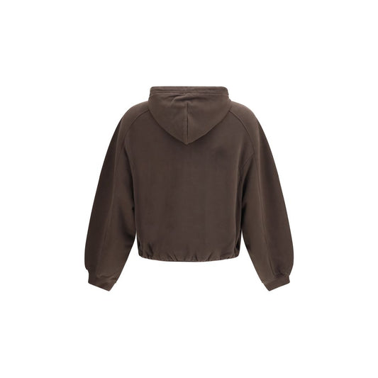 Brown Cotton Sweatshirt