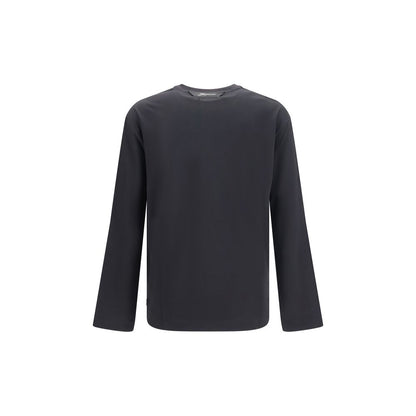 Black Paper Long Sleeve T-Shirt