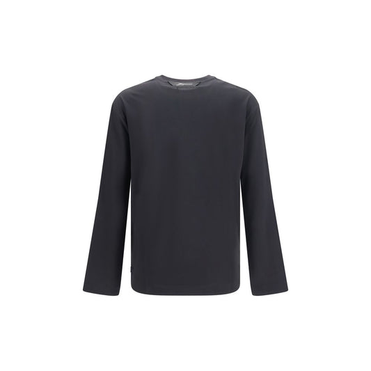 Black Paper Long Sleeve T-Shirt