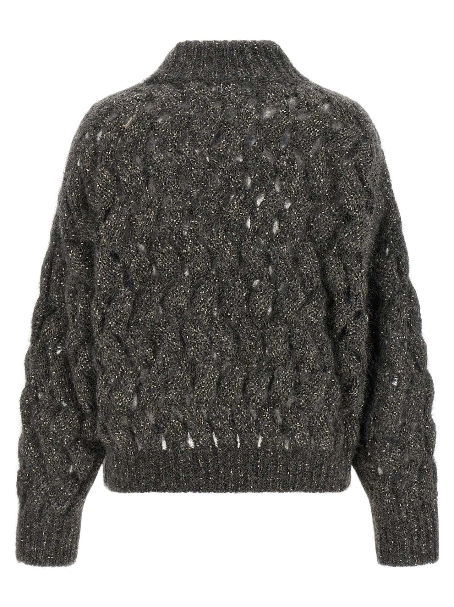 Gray Wool Cardigan