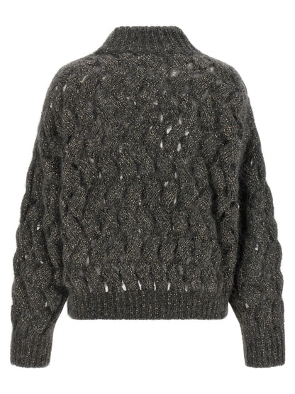 Gray Wool Cardigan
