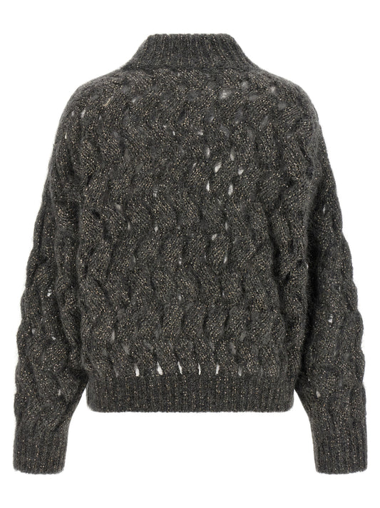 Gray Wool Cardigan
