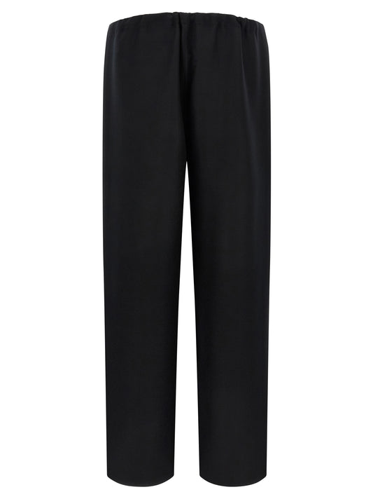 Black Cashmere Casual Pants