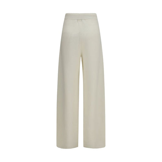 Beige Cashmere Casual Pants
