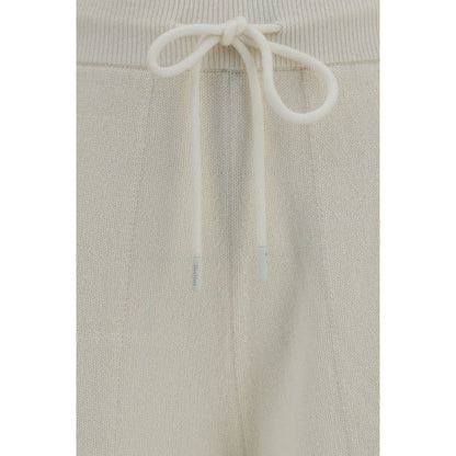 Beige Cashmere Casual Pants
