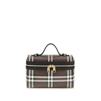 Brown Cotton Shoulder Bag