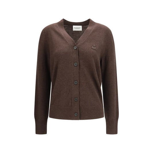 Brown Cotton Cardigan