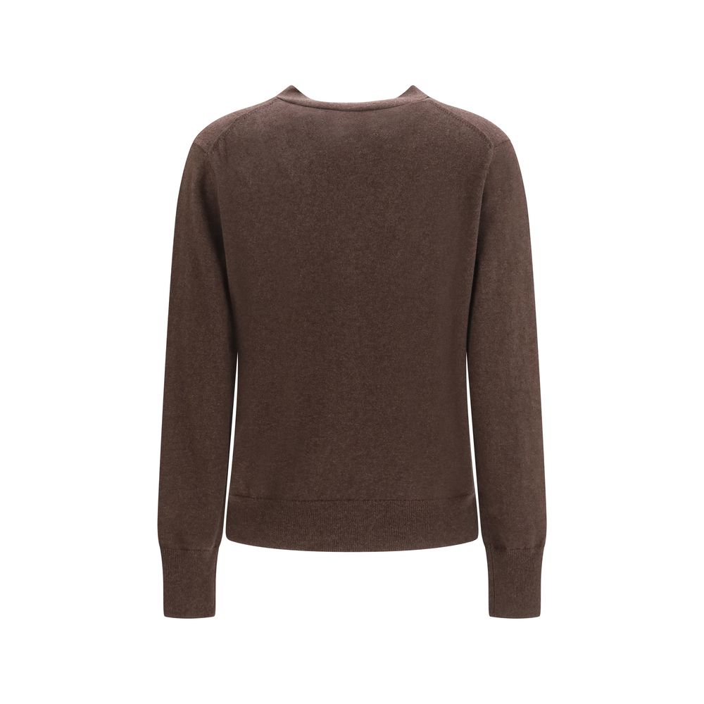 Brown Cotton Cardigan