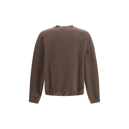 Brown Cotton Sweatshirt