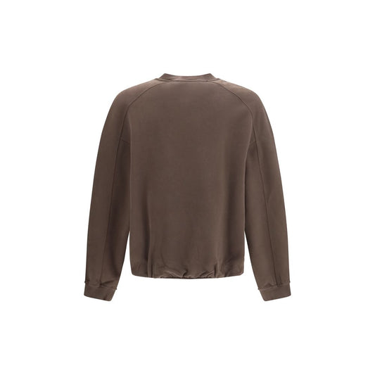Brown Cotton Sweatshirt