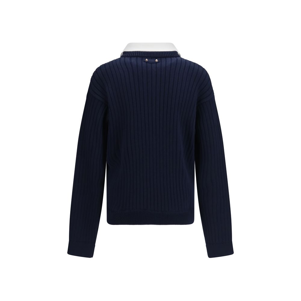 Blue Cotton Sweatshirt