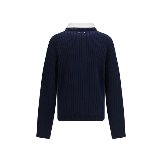 Blue Cotton Sweatshirt
