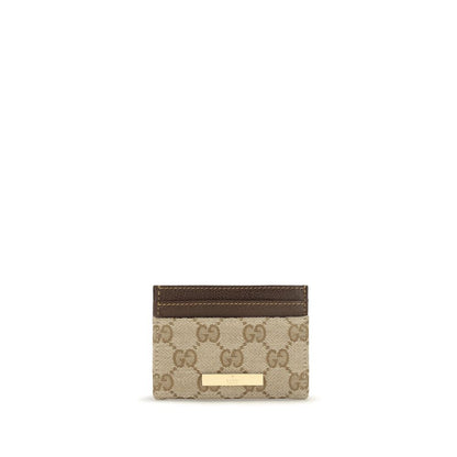 Beige Fabric Wallet