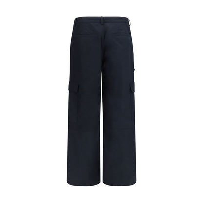 Black Cotton Cargo Pants