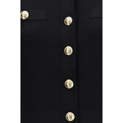 Black Viscose Cardigan