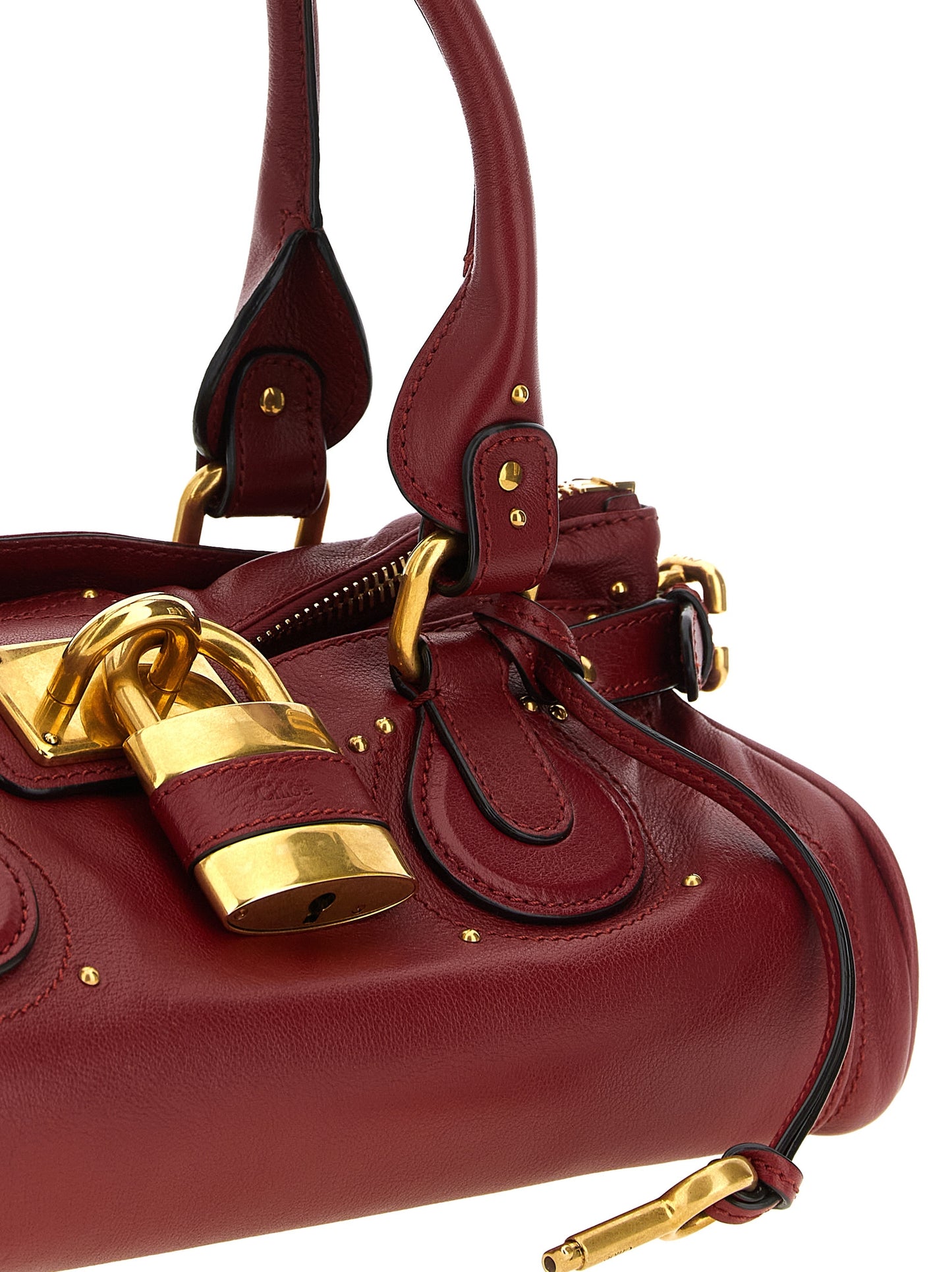 Bordeaux Buffalo Leather Shoulder Bag