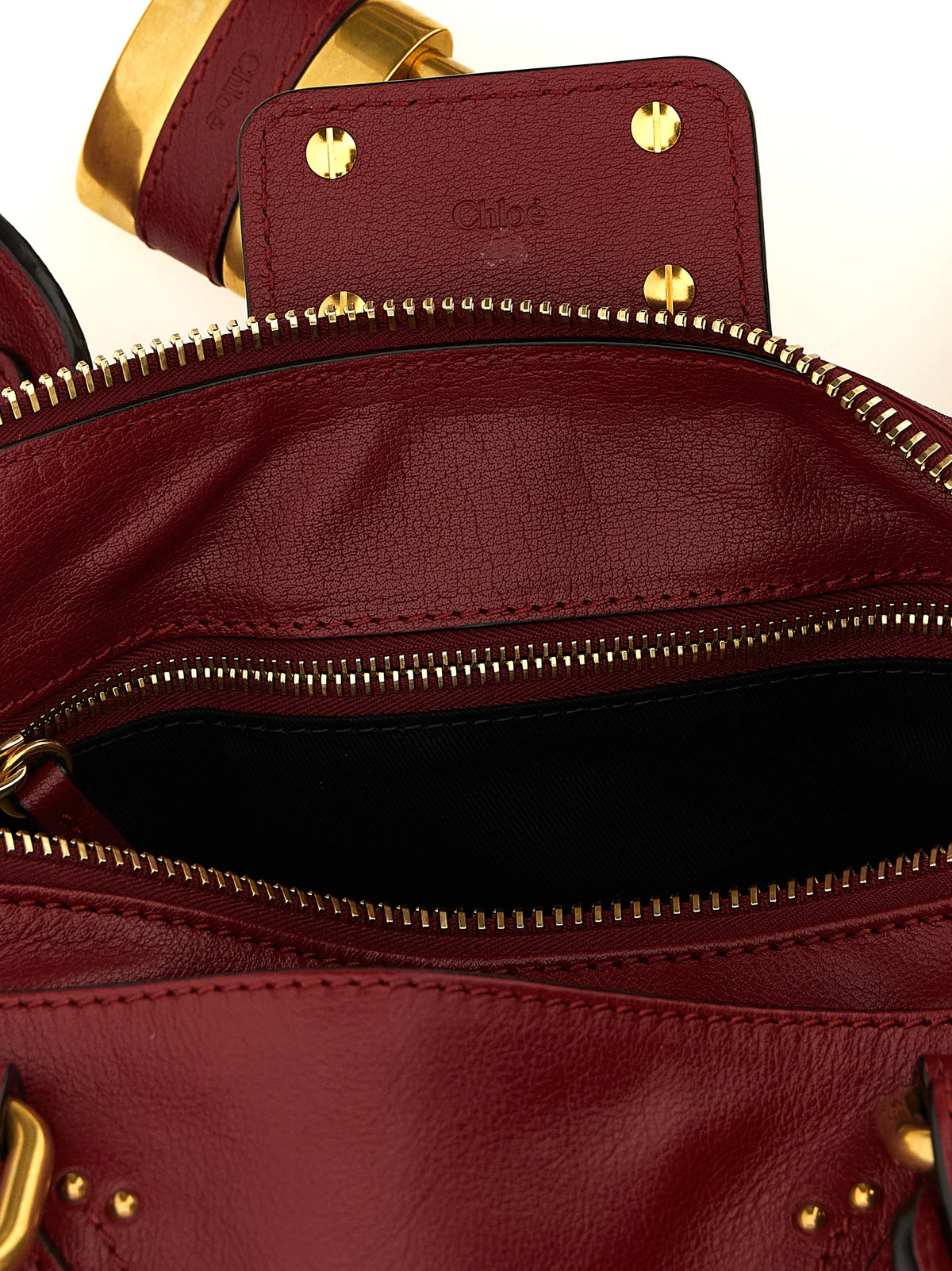 Bordeaux Buffalo Leather Shoulder Bag