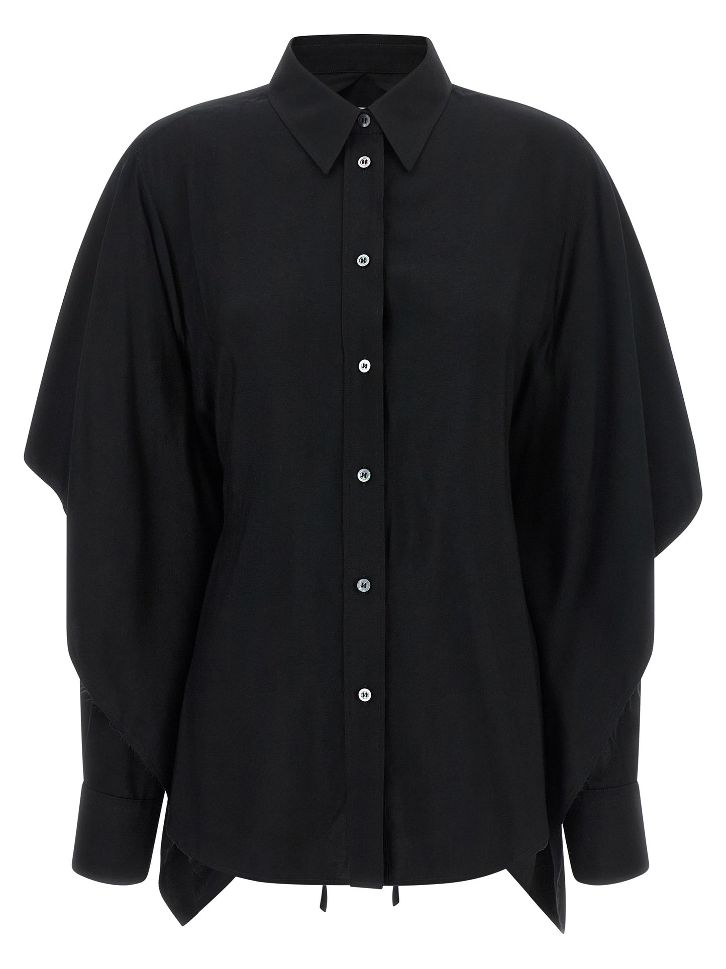 Black Viscose Blouse