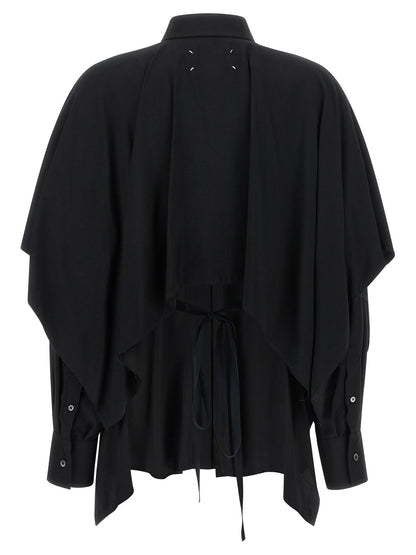 Black Viscose Blouse