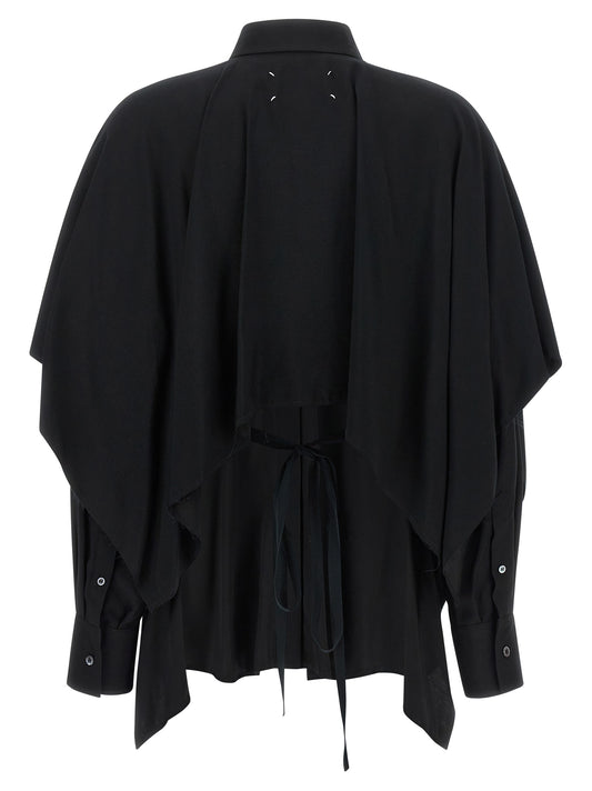 Black Viscose Blouse