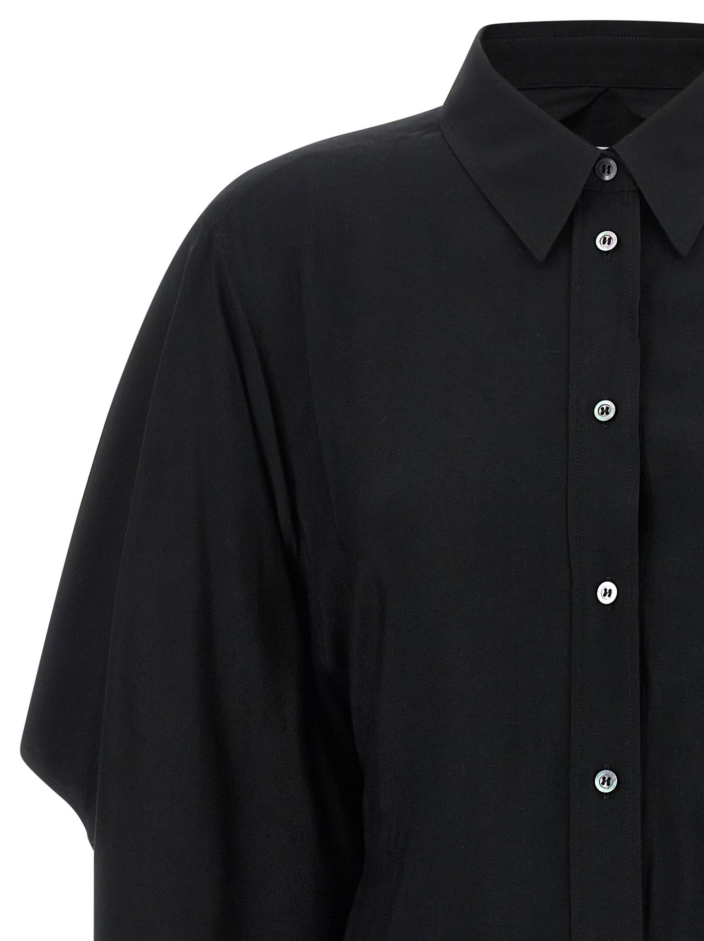 Black Viscose Blouse