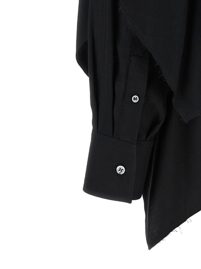 Black Viscose Blouse
