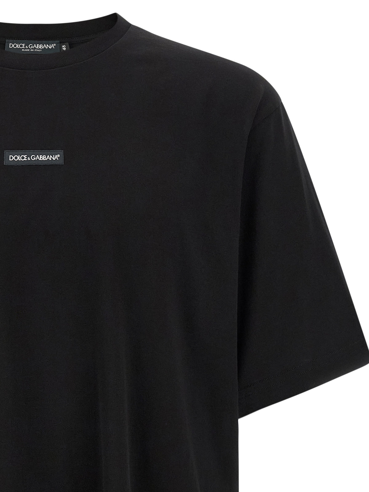 Black Cotton T-Shirt