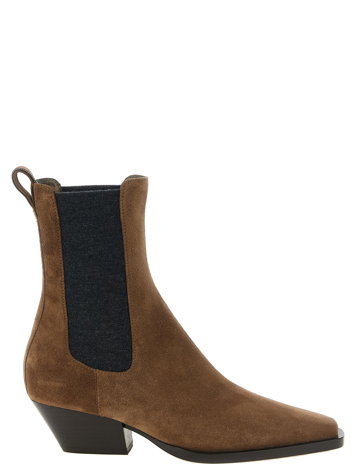 Brown Calfskin Chelsea Boots