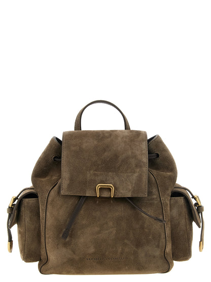 Brown Calfskin Backpack