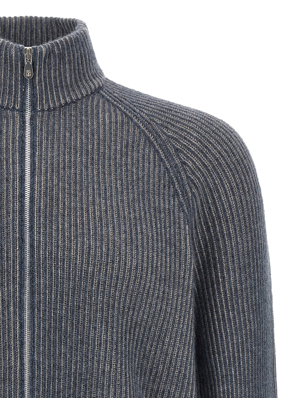 Blue Cashmere Cardigan