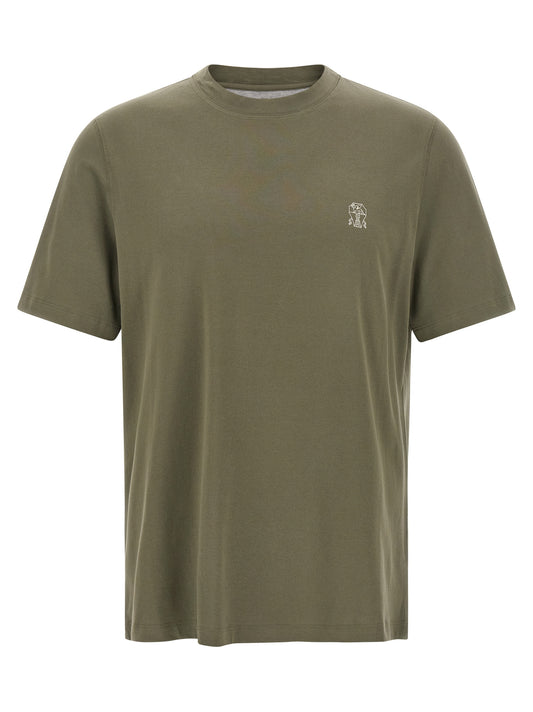 Bicolor Cotton T-Shirt