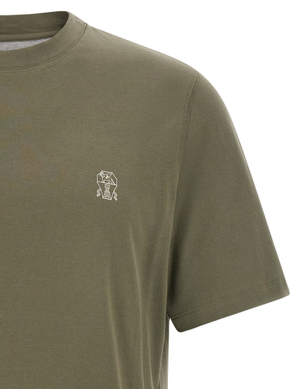 Bicolor Cotton T-Shirt