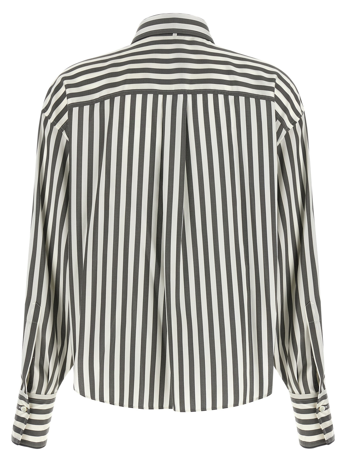 Bicolor Silk Blouse