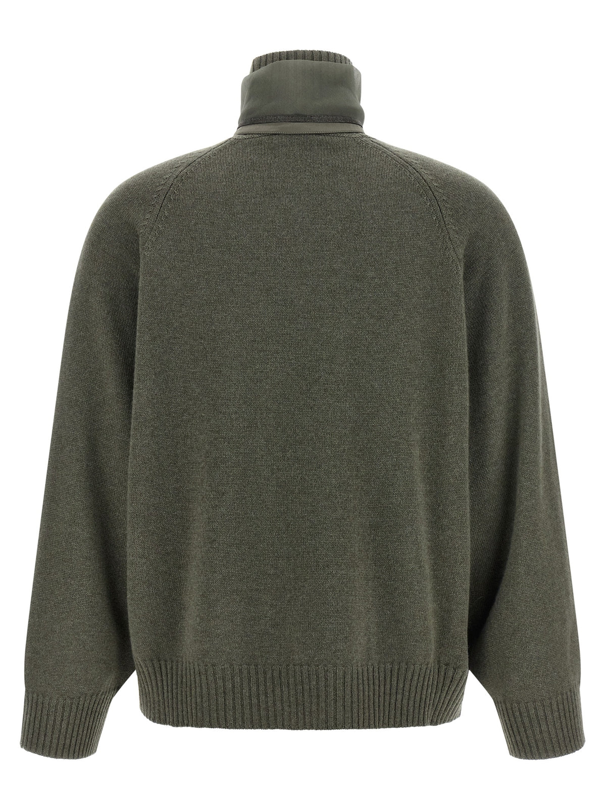 Bicolor Cashmere Cardigan