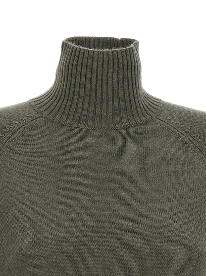 Bicolor Cashmere Cardigan