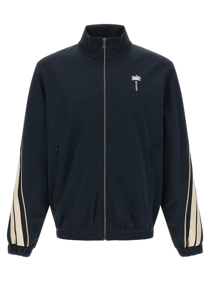 Blue Polyester Sweatshirt